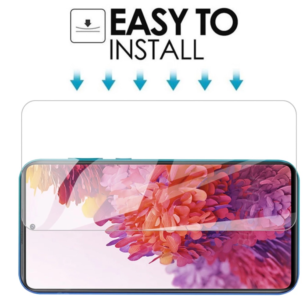 Samsung S20 FE skärmsskydd 9H passar skal fodral hörlurar - - 4