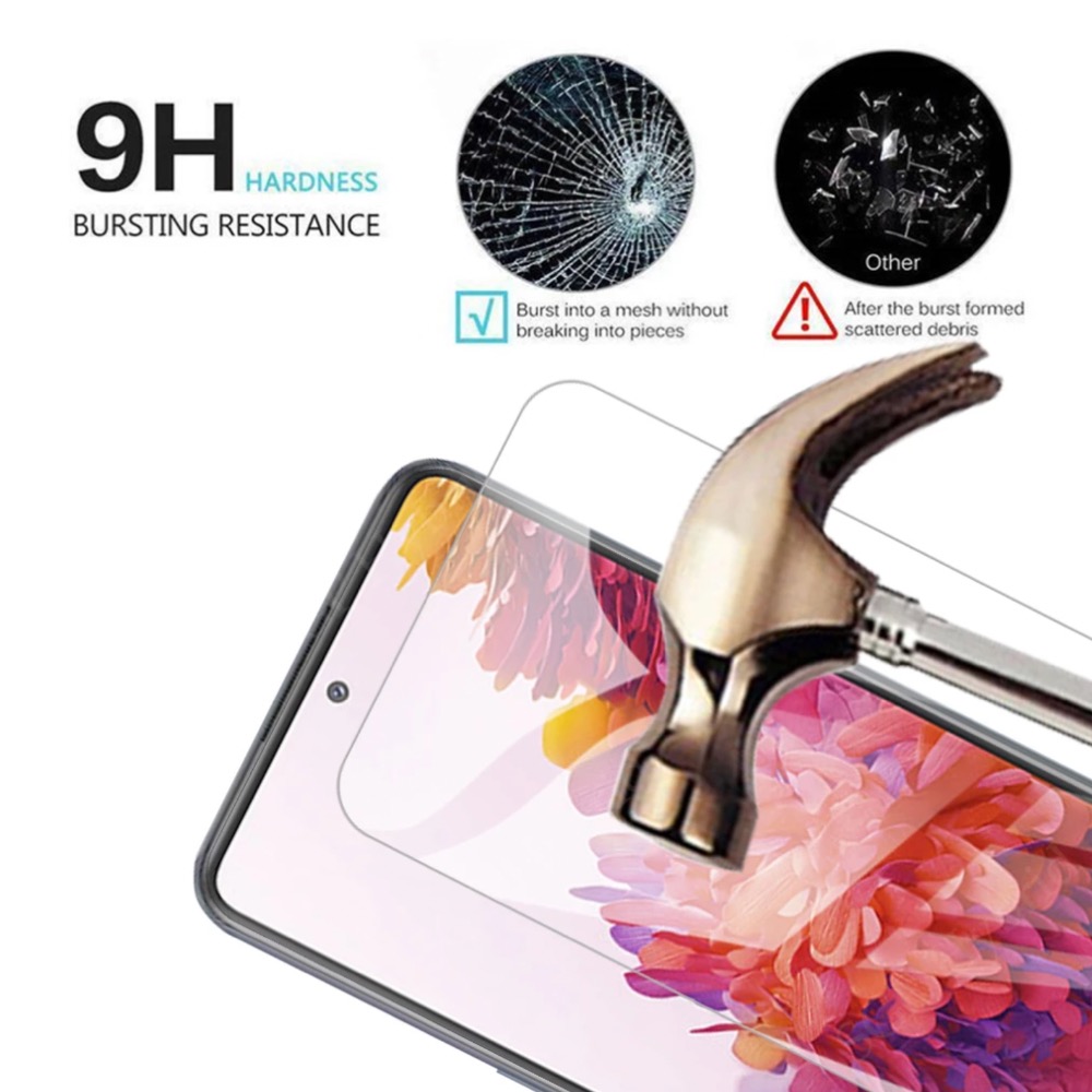 Samsung S20 FE skärmsskydd 9H passar skal fodral hörlurar - - 3