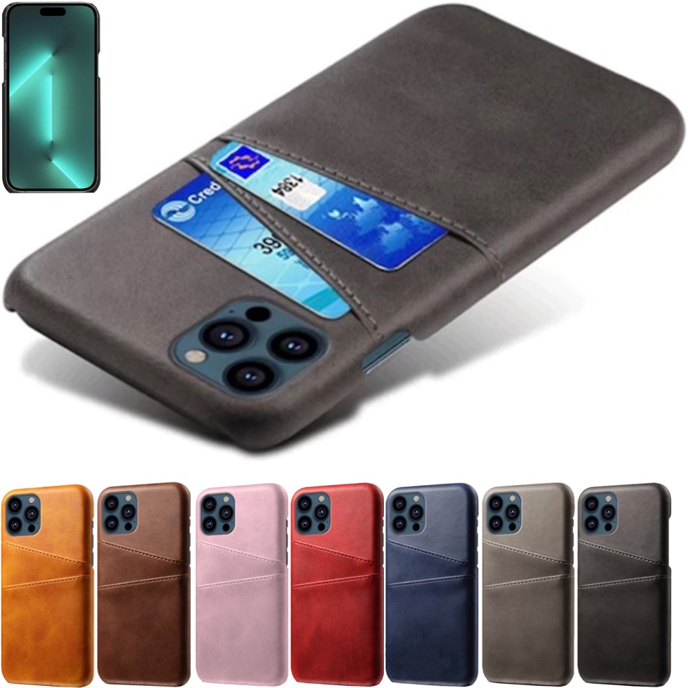 Korthållare Iphone 14 Pro Max skal mobilskal urtag åt laddare -