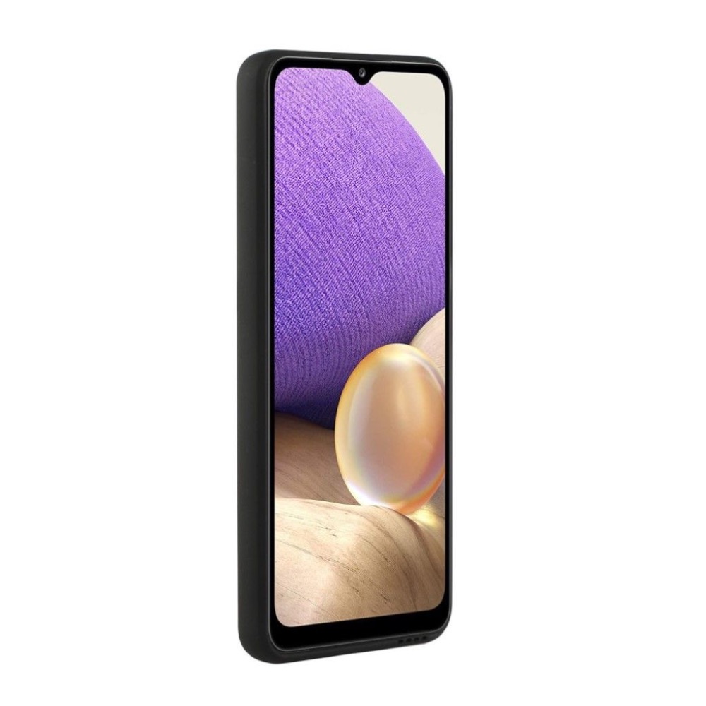 Svart slot korthållare skal skydd Samsung A53/A33/A13/A52/A12 - - 8