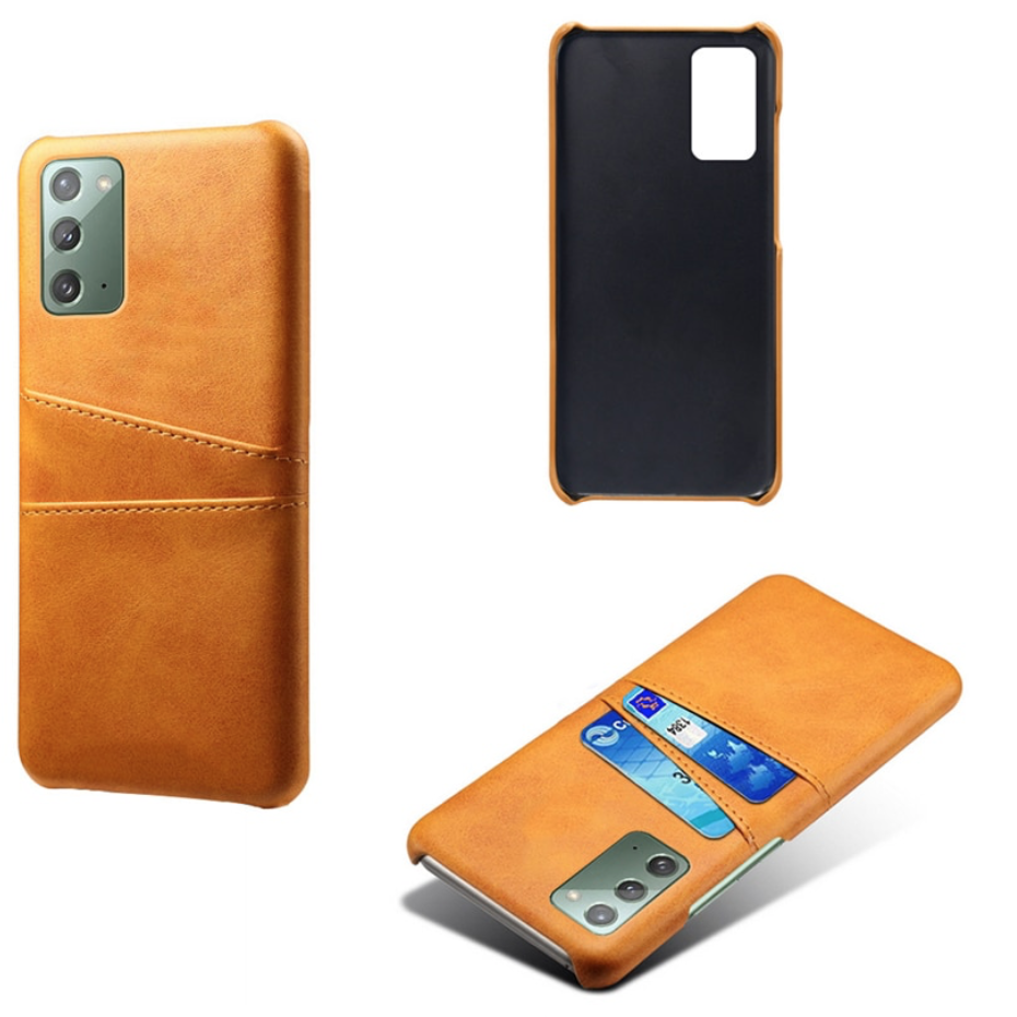 Samsung Note20 skal fodral skydd skinn kort visa mastercard - 9