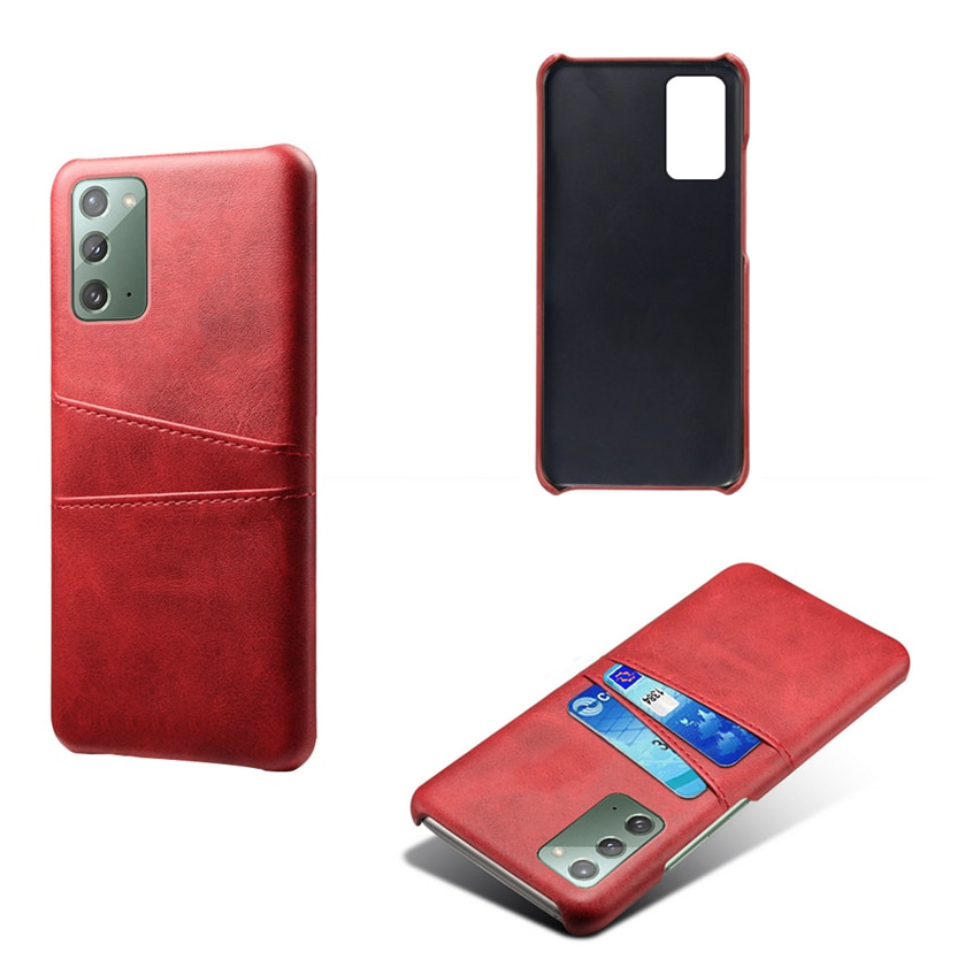 Samsung Note20 skal fodral skydd skinn kort visa mastercard - 7