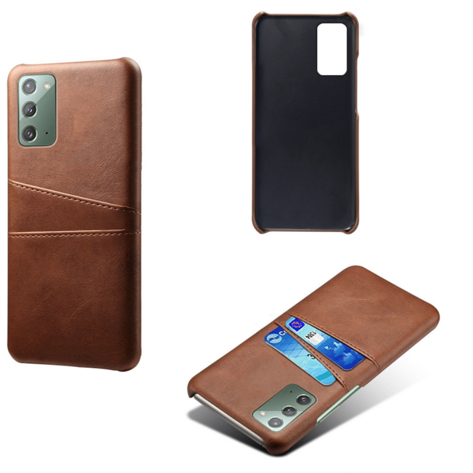 Samsung Note20 skal fodral skydd skinn kort visa mastercard - 11