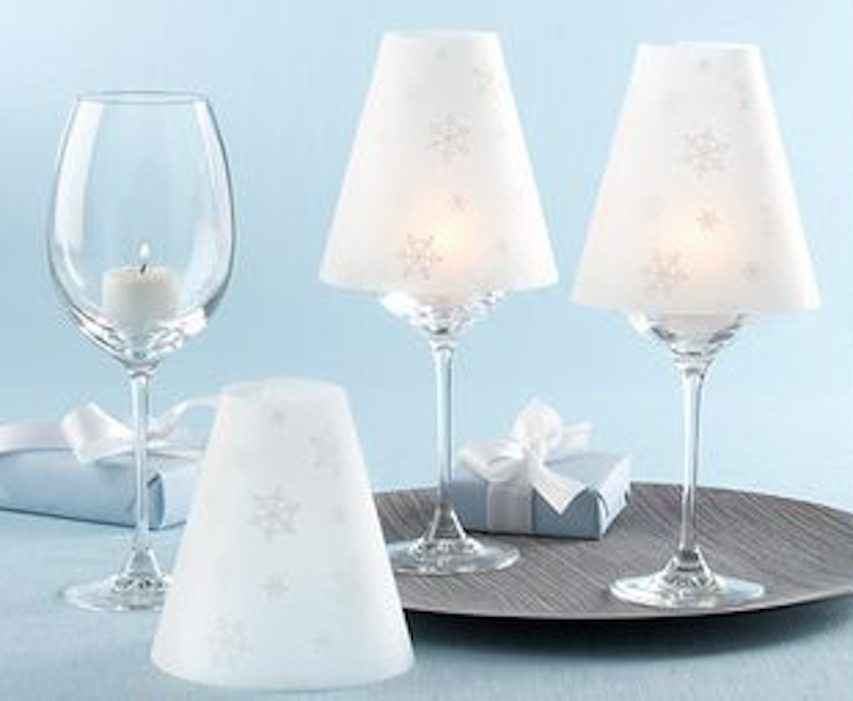 2-pack lampskärm till vinglas
