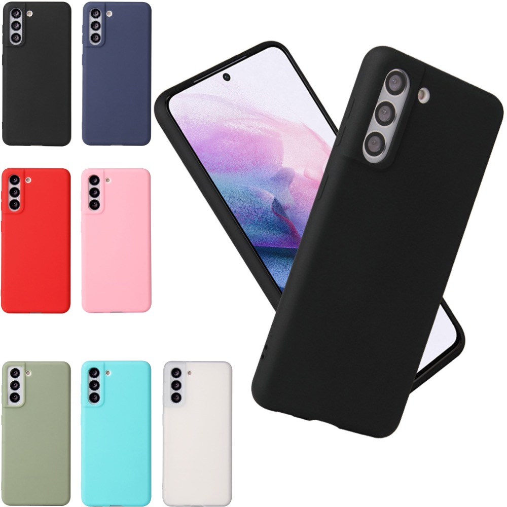 Silikon TPU skal Samsung S22 fodral mobilskal skärmskydd