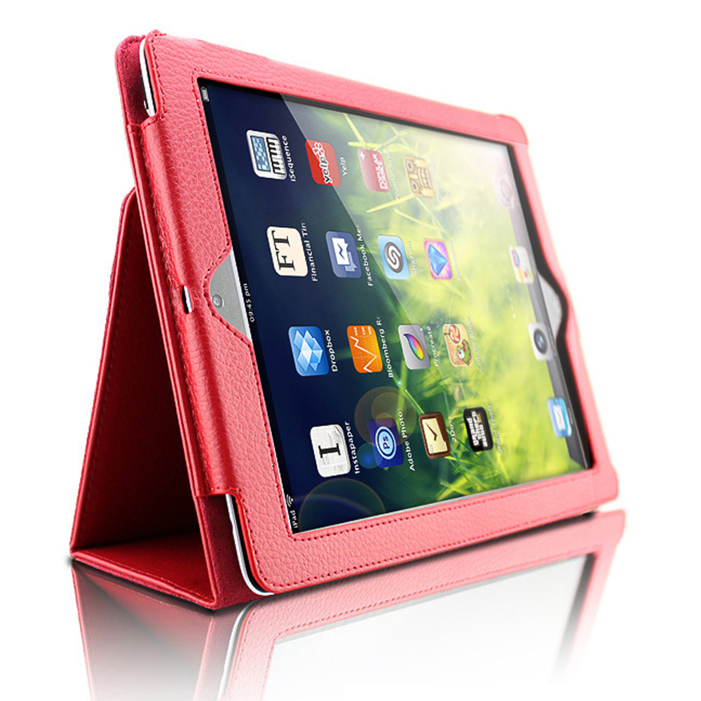 Alla modeller iPad fodral/skal/skydd röd grön lila blå rosa - - 6