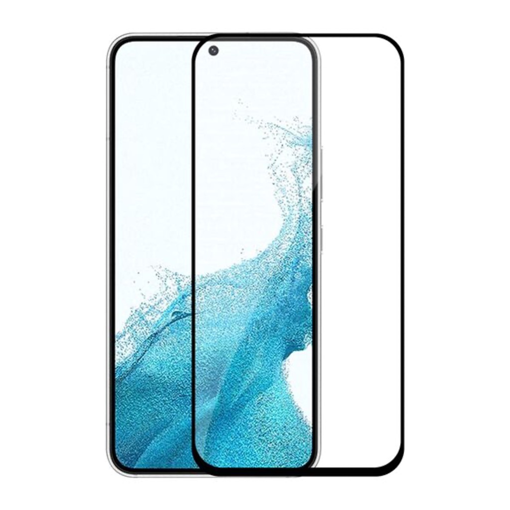 Samsung S22 skärmskydd 9H passar skal fodral hörlurar - 4