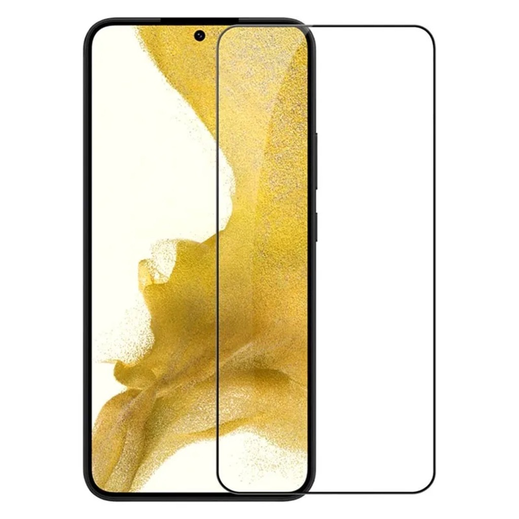 Samsung S22 skärmskydd 9H passar skal fodral hörlurar - 5