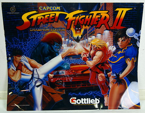 Toppglas (Translite) Street fighter 2