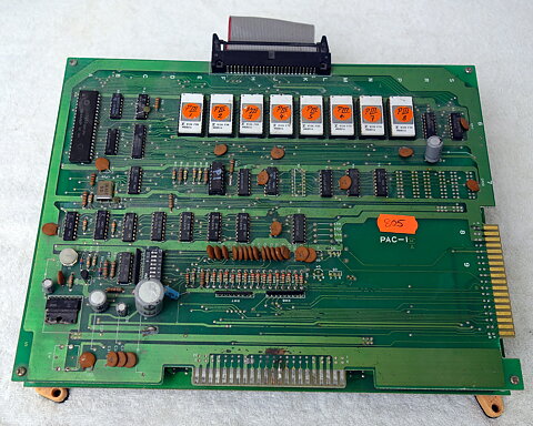 PCB kretskort Pacman (bootleg)