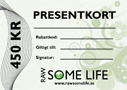 Presentkort Rawsome Life