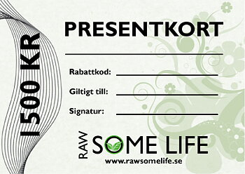 Gift Card Rawsome Life
