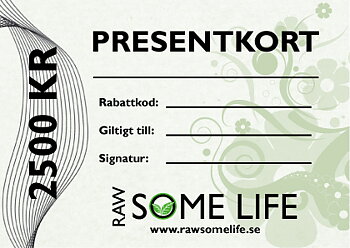 Gift Card Rawsome Life