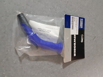 HANDLEBAR HOOKS 45 DEGREE BLUE