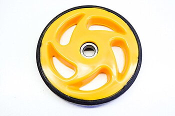 REAR AXLE GUIDE WHEEL YELLOW