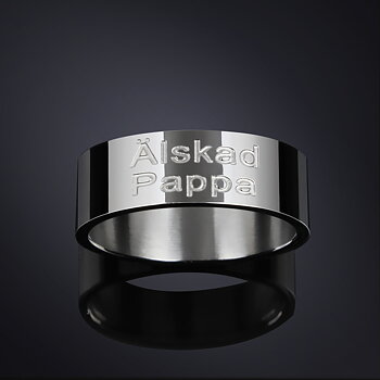 Ring "Älskad Pappa"