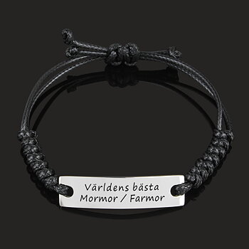Armband Happy "Världens bästa Mormor / Farmor"