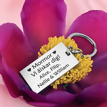 Nyckelring "Du är guld värd!" Mamma/Mormor/Farmor