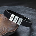 Personligt Silikonarmband Mini-brickor