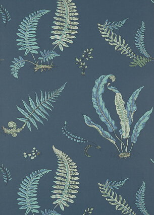 Stensöta "Ferns" i indigo
