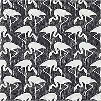 Flamingos, svart/vit