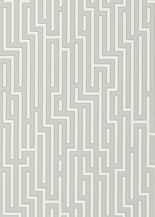 Fretwork, soft blue