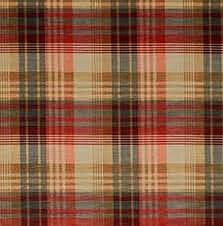 Velvet ancient tartan, spice FD274