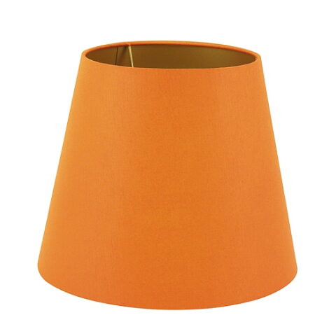 Orange skärm med guld insida