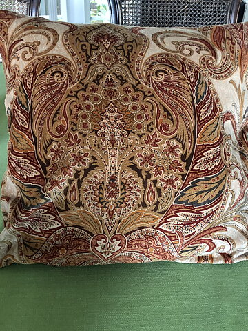 Kudde Paisley Mulberry