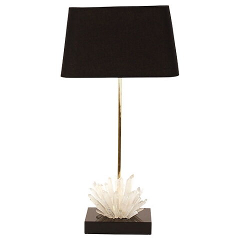 Lampa med kristalldekoration