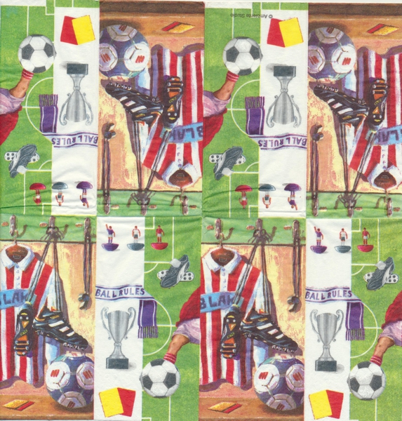 Fotbolls tema  (visar hela näsduken)