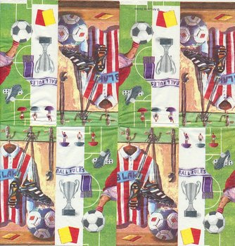 Fotbolls tema  (visar hela näsduken)