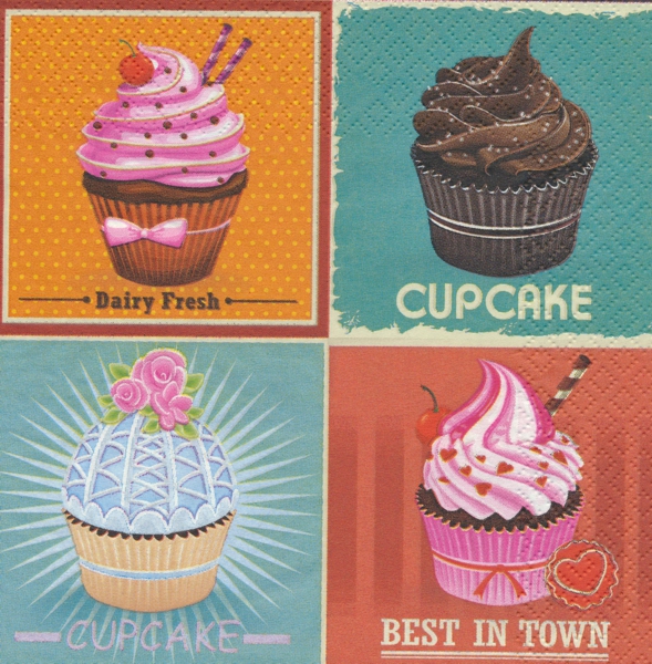 Många  Cupcakemotiv  