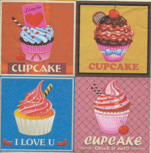 Många  Cupcakemotiv   - 3