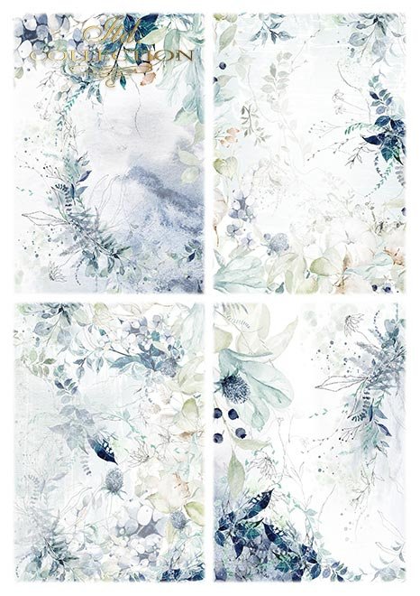Scrapbooking papers SCRAP-050 ''The world of ice porcelain'' - 10