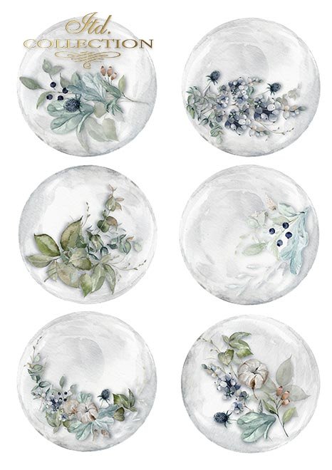 Scrapbooking papers SCRAP-050 ''The world of ice porcelain'' - 12