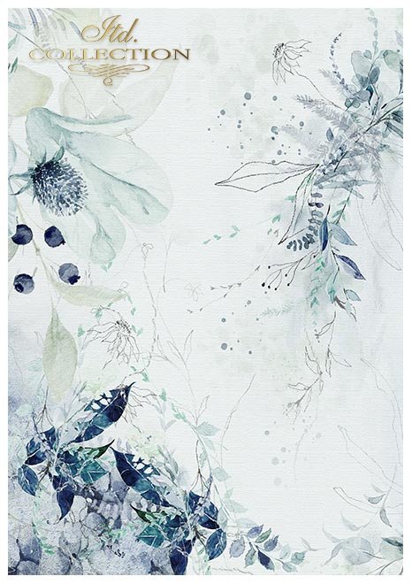 Scrapbooking papers SCRAP-050 ''The world of ice porcelain'' - 13