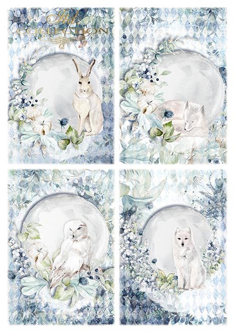 Scrapbooking papers SCRAP-050 ''The world of ice porcelain'' - 15