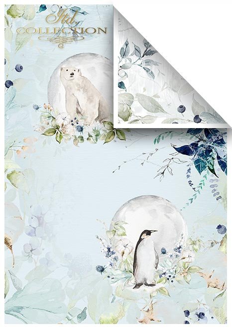 Scrapbooking papers SCRAP-050 ''The world of ice porcelain'' - 5