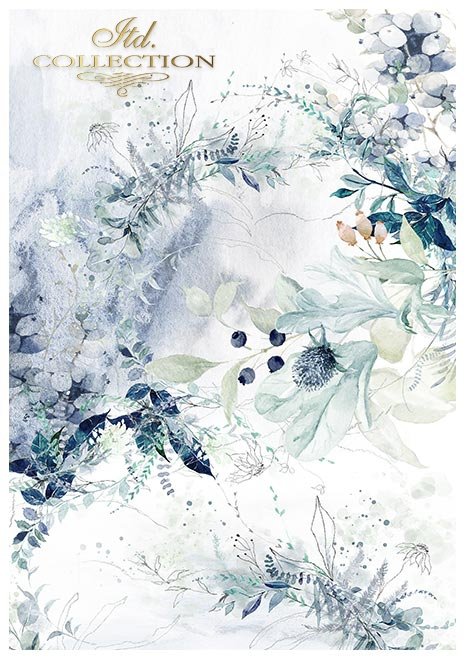 Scrapbooking papers SCRAP-050 ''The world of ice porcelain'' - 7