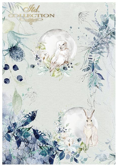 Scrapbooking papers SCRAP-050 ''The world of ice porcelain'' - 9
