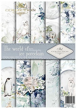 Scrapbooking papers SCRAP-050 ''The world of ice porcelain''