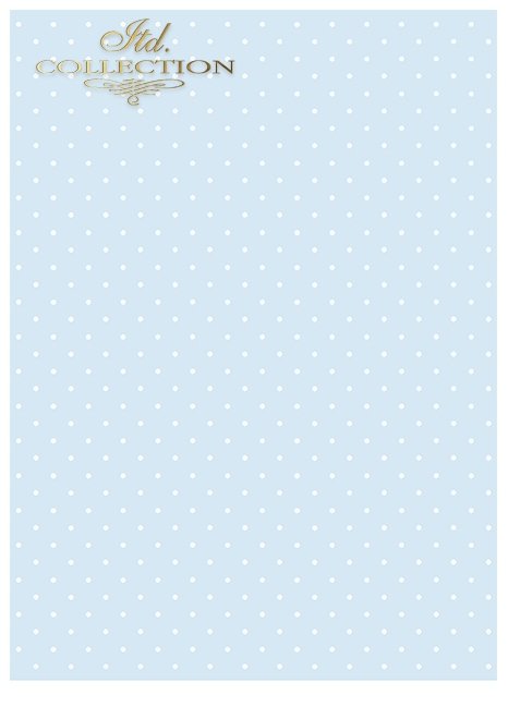 Scrapbooking papers SCRAP-041 ''blue dreams'' - 10