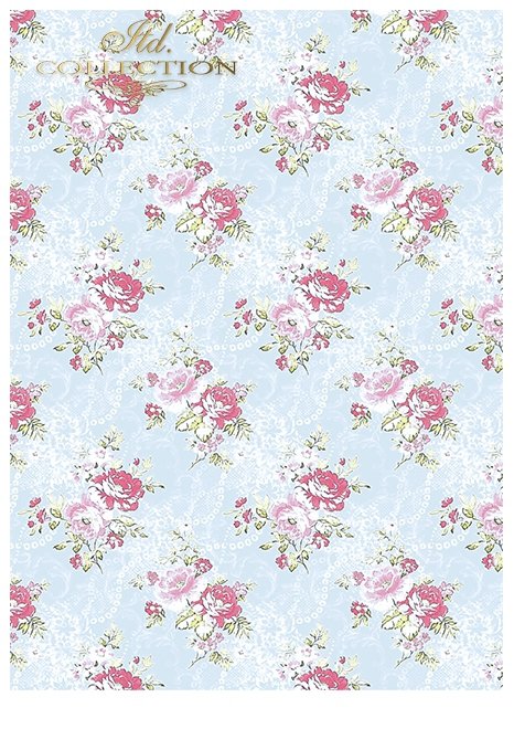 Scrapbooking papers SCRAP-041 ''blue dreams'' - 3