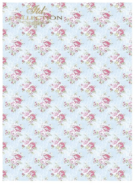 Scrapbooking papers SCRAP-041 ''blue dreams'' - 9