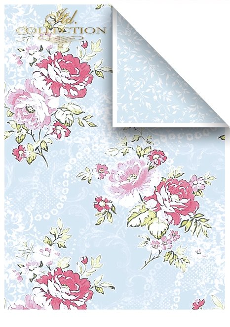 Scrapbooking papers SCRAP-041 ''blue dreams'' - 17
