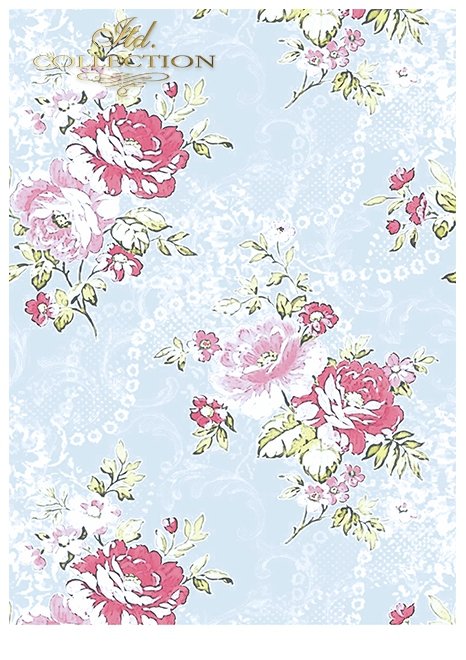 Scrapbooking papers SCRAP-041 ''blue dreams'' - 15
