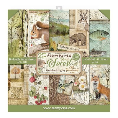 Paper Pack Stamperia - Forest -   SBBL63