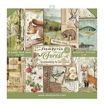 Paper Pack Stamperia - Forest -   SBBL63