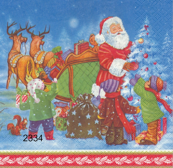 Jultomten på besök
